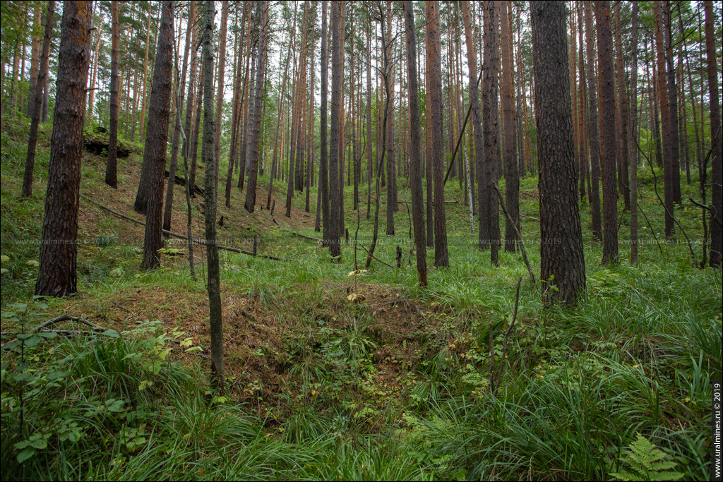 Рудник «Хромовая» гора (гора Крон) Раскуиха